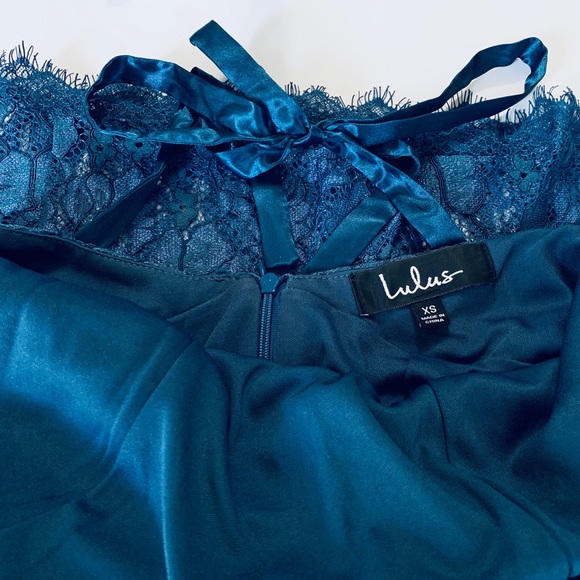 LULU’S WISHFUL WANDERING BLUE LACE BODYCON MIDI DRESS - Picture 6 of 16